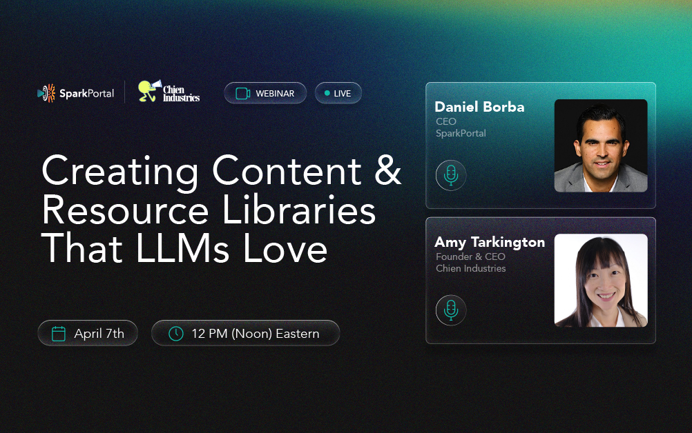 Creating Content & Resource Libraries That LLMs Love - SparkPortal
