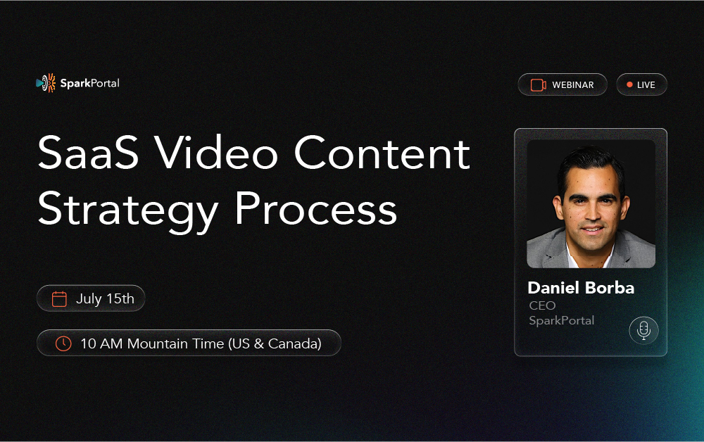 Saas Video Content Strategy Process - SparkPortal